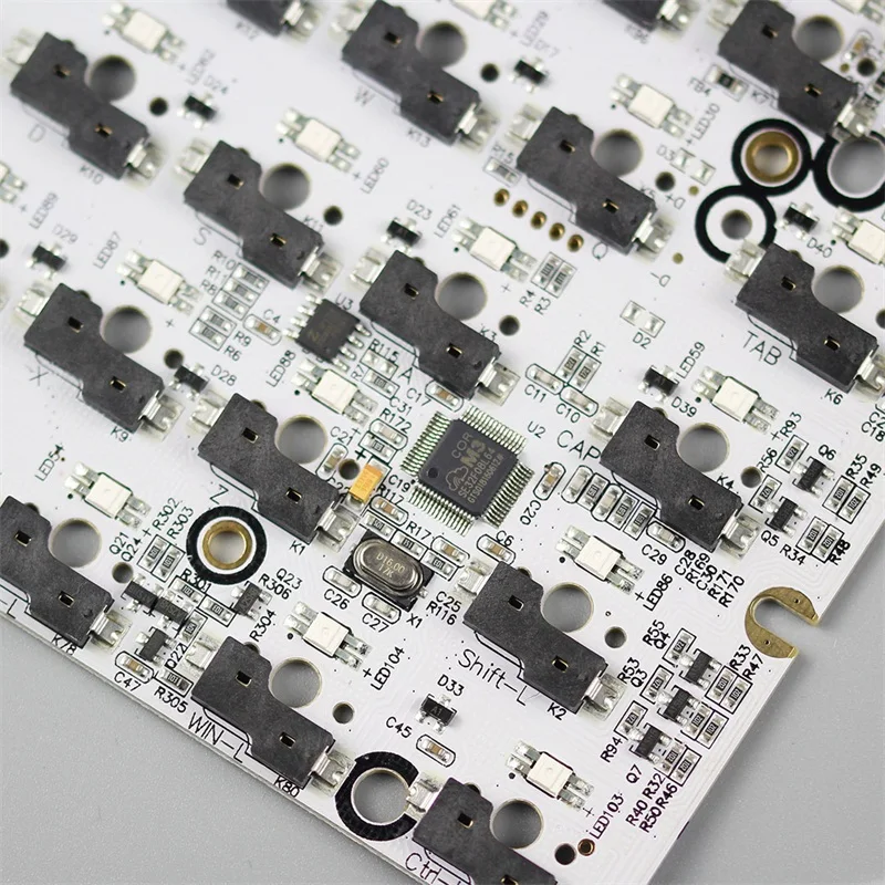 GK64 RGB Горячая замена PCB type C Интерфейс для Diy механическая клавиатура|Клавиатуры| |