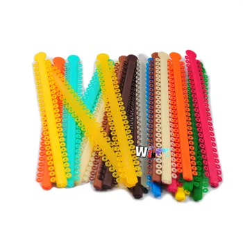 

Orthodontic Dental Multi-Colored Ligature Ties 50 Ligature Ring/Stick