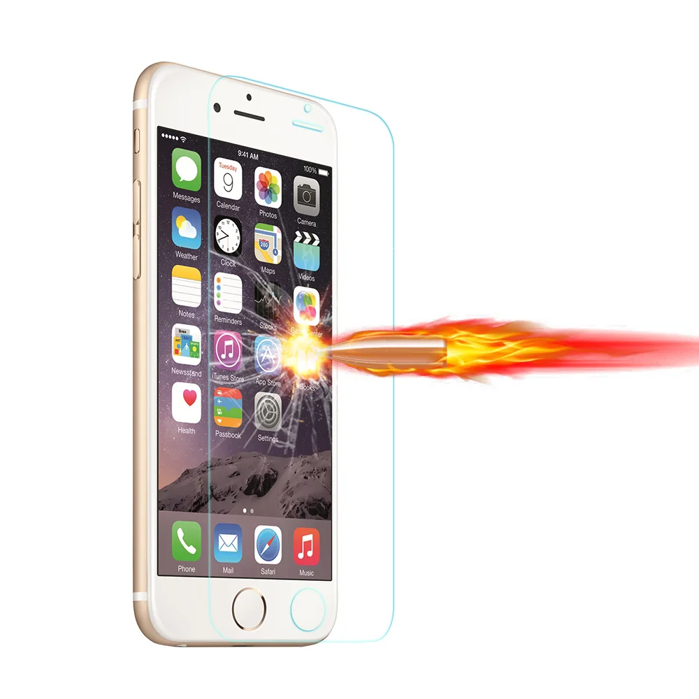 HD Clear Tempered Glass Film For Alppe iPhone 4 4S 5 5S SE 6 6S 7 Plus Screen Protector Protective Film +Tools