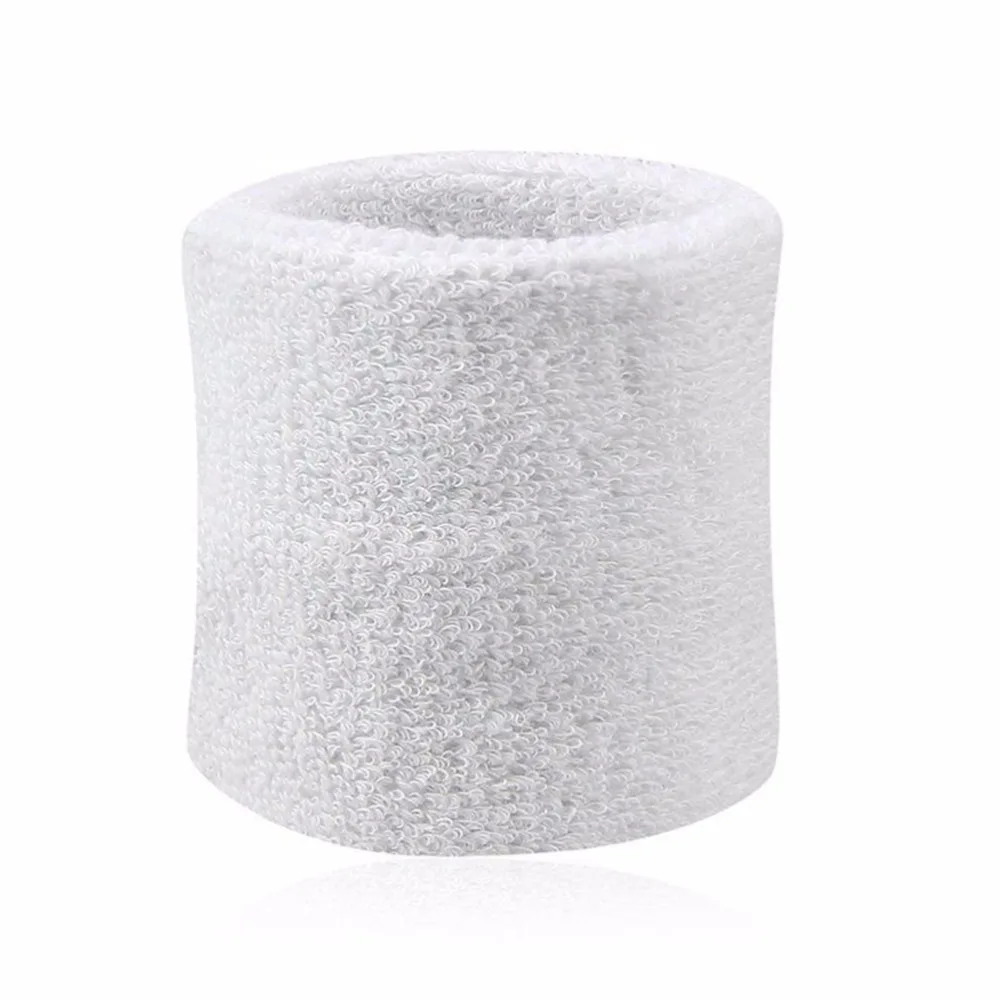 2PCS Colorful Unisex Sport Sweatband Wristband Cotton Wrist Protector Running Badminton Basketball Brace Terry Cloth Sweat Band wrist brace wrist guard wrist straps wrist support wrist support band wrist sweat wristbands wrist sweatband