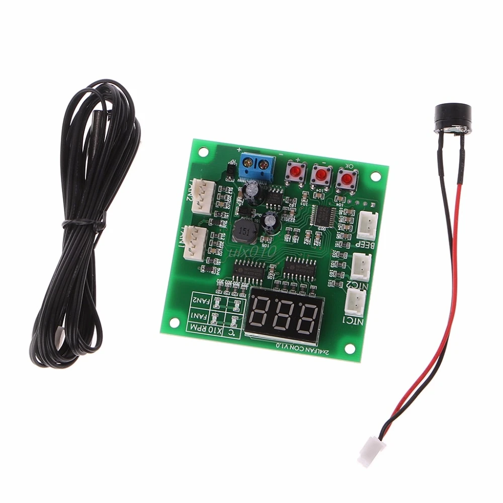 

Two Way Heat Dissipation PWM Four Wire Fan Temperature Speed Controller Board May Whosale&DropShip
