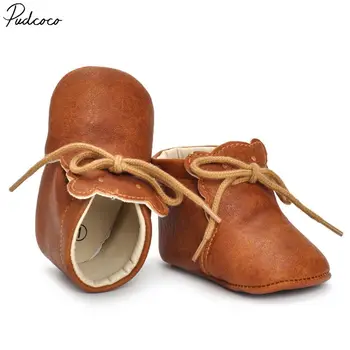 

Girl Baby Boy Newborn Crib Shoes Toddler Soft Sole Leather Sneakers Prewalker Us