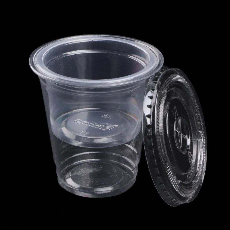 

3 Pcs 225ml Double-deck Storage Container Box Round Transparent Case With Lids For Clay Playdough Foam Slime Mud