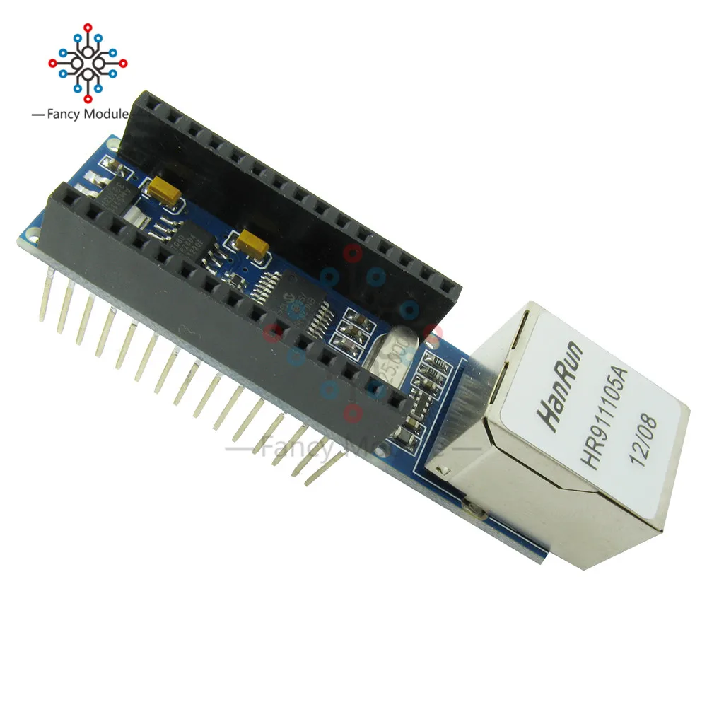 Big Discount KMC Nano V3 Ethernet Shield ENC28J60 Microchip HR911105A Ethernet Webserver Board Module for Arduino Nano 3.0 