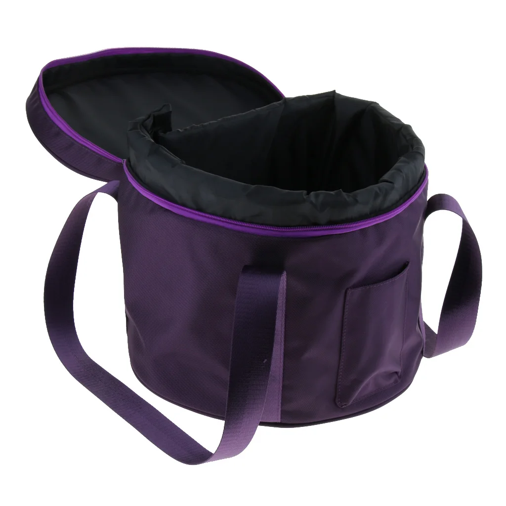 Sunnimix Portable Cotton Storage Carry Case Bag Carrier for 6-14inch Singing Bowl Parts