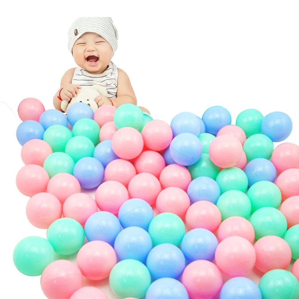100pcs Ocean Ball Soft Toy Ball for the Pool Ocean Wave Ball Pits Water