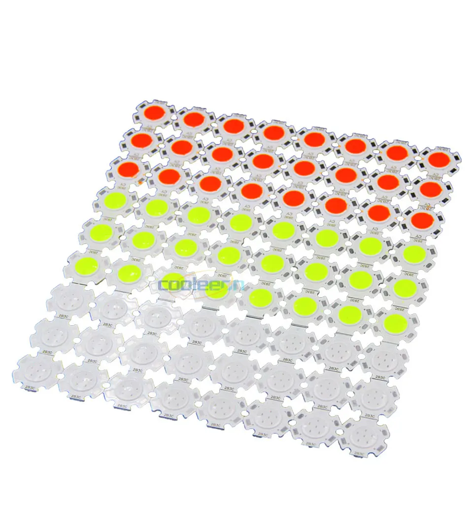 20pcs Red Blue Green White 3W 5W 7W 20mm Round COB LED Chip On Board Lighting Source For Spotlight Downlight DC LED Bulb for DIY (11)