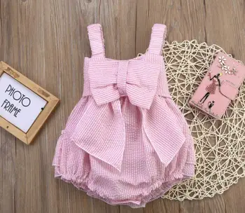 

2017 Summer Newborn Baby Girl Romper Clothes Summer Sleeveless Jumpsuit