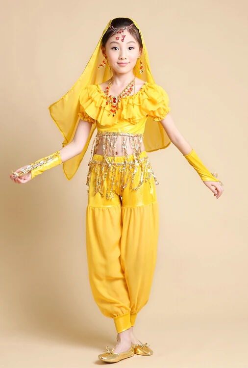 New style Child belly dance kids indian dance female child costume Top