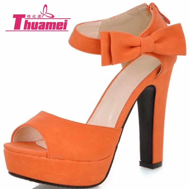 

New women's fashion sandals high heels bowtie women sandals spring summer shoes woman high-heel best #Y3259641F
