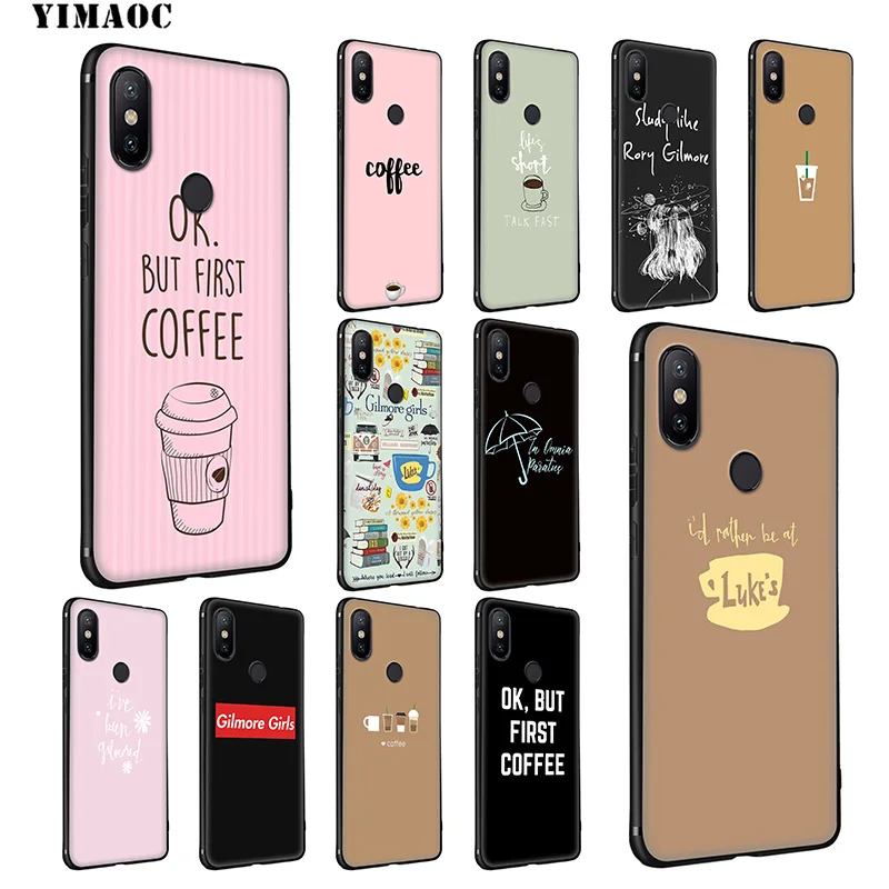 YIMAOC Девочки Гилмор Кофе мягкий чехол для Xiaomi mi 9T 9 8 Se 6 MAX 3 A1 A2 Lite CC9E CC9 6X 5X POCOPHONE F1 |