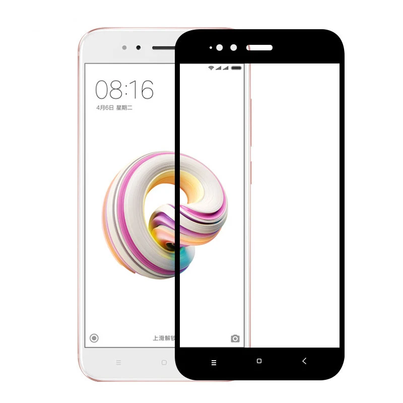 Для Xiaomi Mi A1 крышка для телефона из закаленного стекла которая полностью