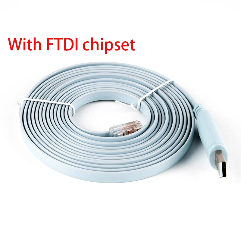 Дополнительный Длинный FTDI USB rs232 к RJ45 адаптер 12 футов конвертер модем консоль