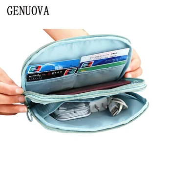 

Double Deck Travel Documents Passport Cover Wallet Travel Multi-Purpose Credit Card ID Holder Storage Organizer Clutch Money Bag