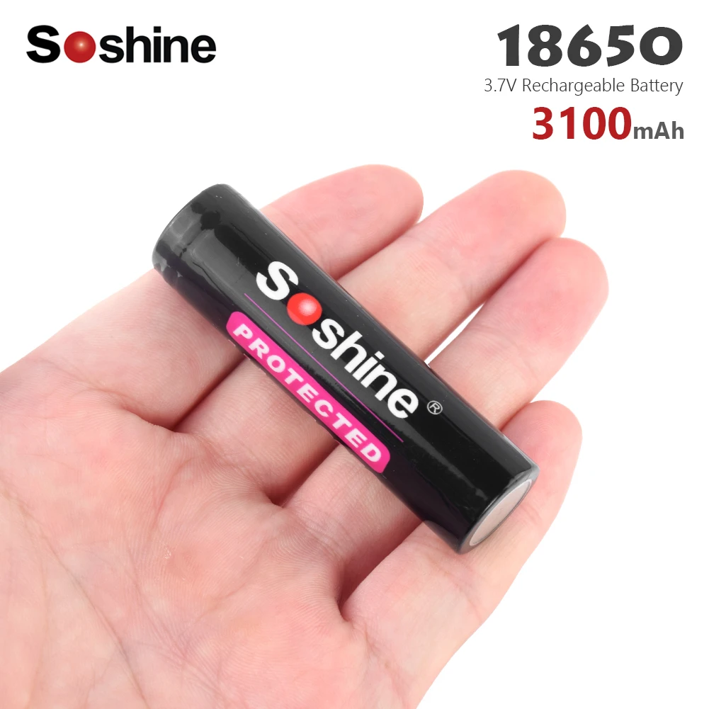 

Original 3.7V 18650 Battery Real Capacity 3100mah lithium batteria rechargeable lithium battery for flashlight Torch Accumulator