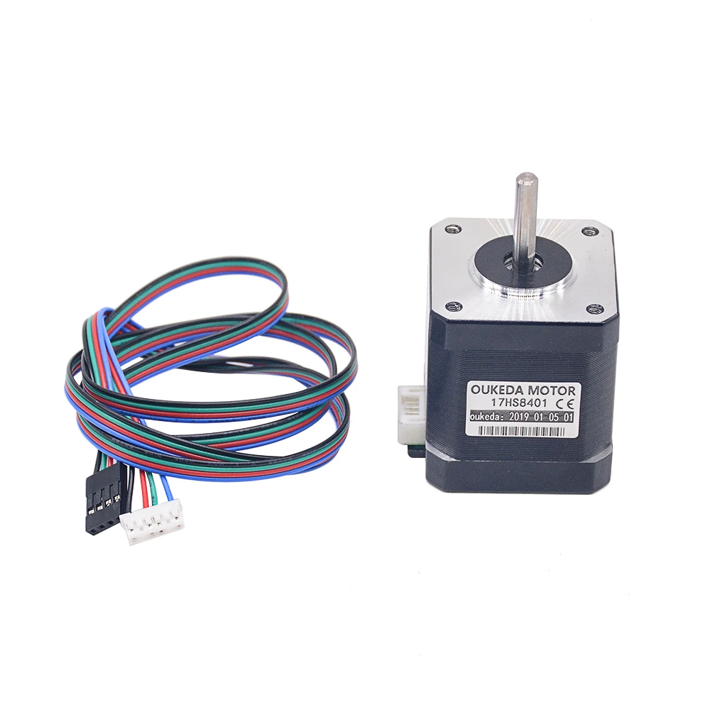 Шаговый двигатель Nema 17 4 шт. 42 шагового двигателя 17HS8401 48 мм/78Oz in /1.8A CE 42BYGH 1.7A (17HS8401) с