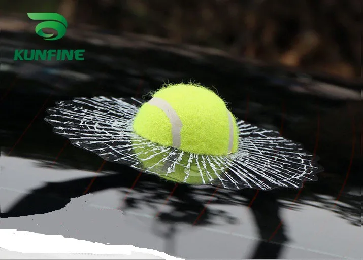 3D Tennis Ball Hit Window Car Sticker Tailgate Decal B