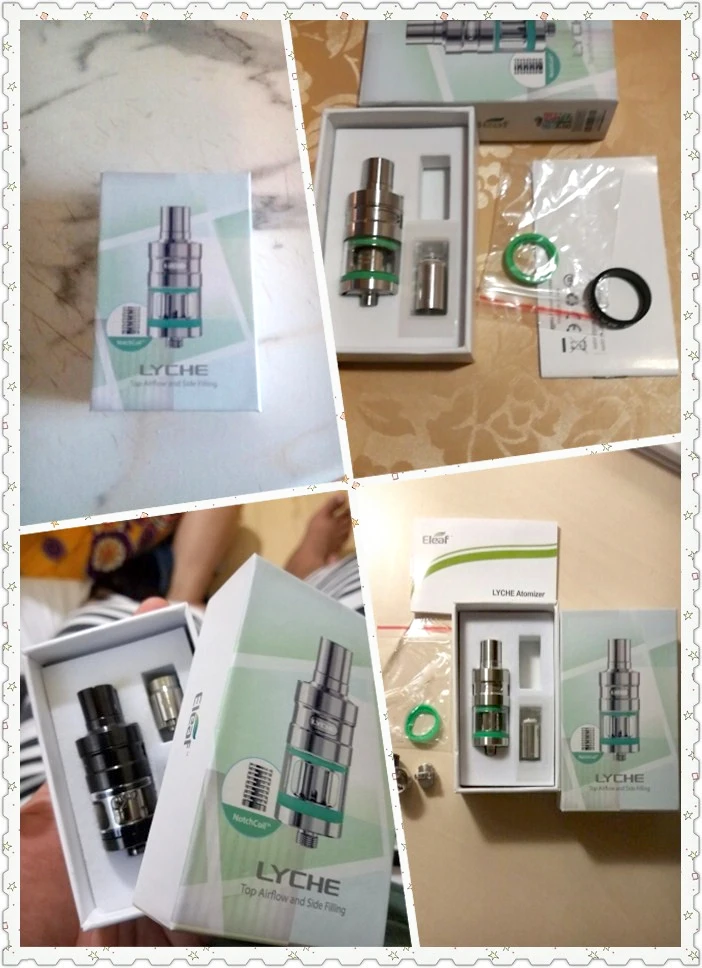 eleaf Lyche атомайзер с двойной и NC головкой 0.25ом головка нижняя сторона заполнения Vape Танк vs Lemo 2 Атомайзер