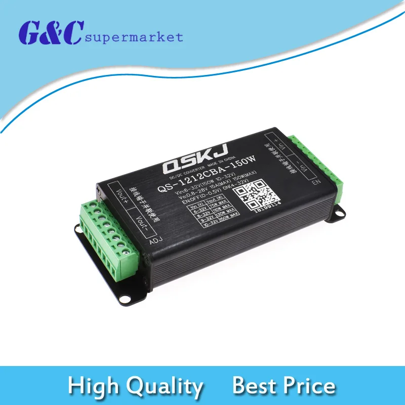

DC-DC 6-32V 12V to 0.8-28V 150W regulator Step Up Down Car Power Supply module