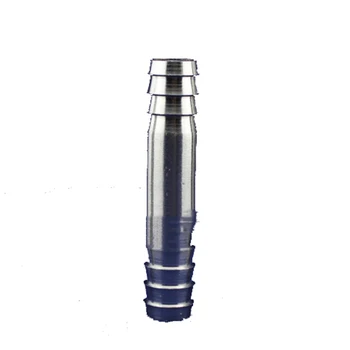 

304 Stainless Steel 32mm Hose Barb Pipe Fitting Joint Coupler Connector For Water Air Oil Length 100mm