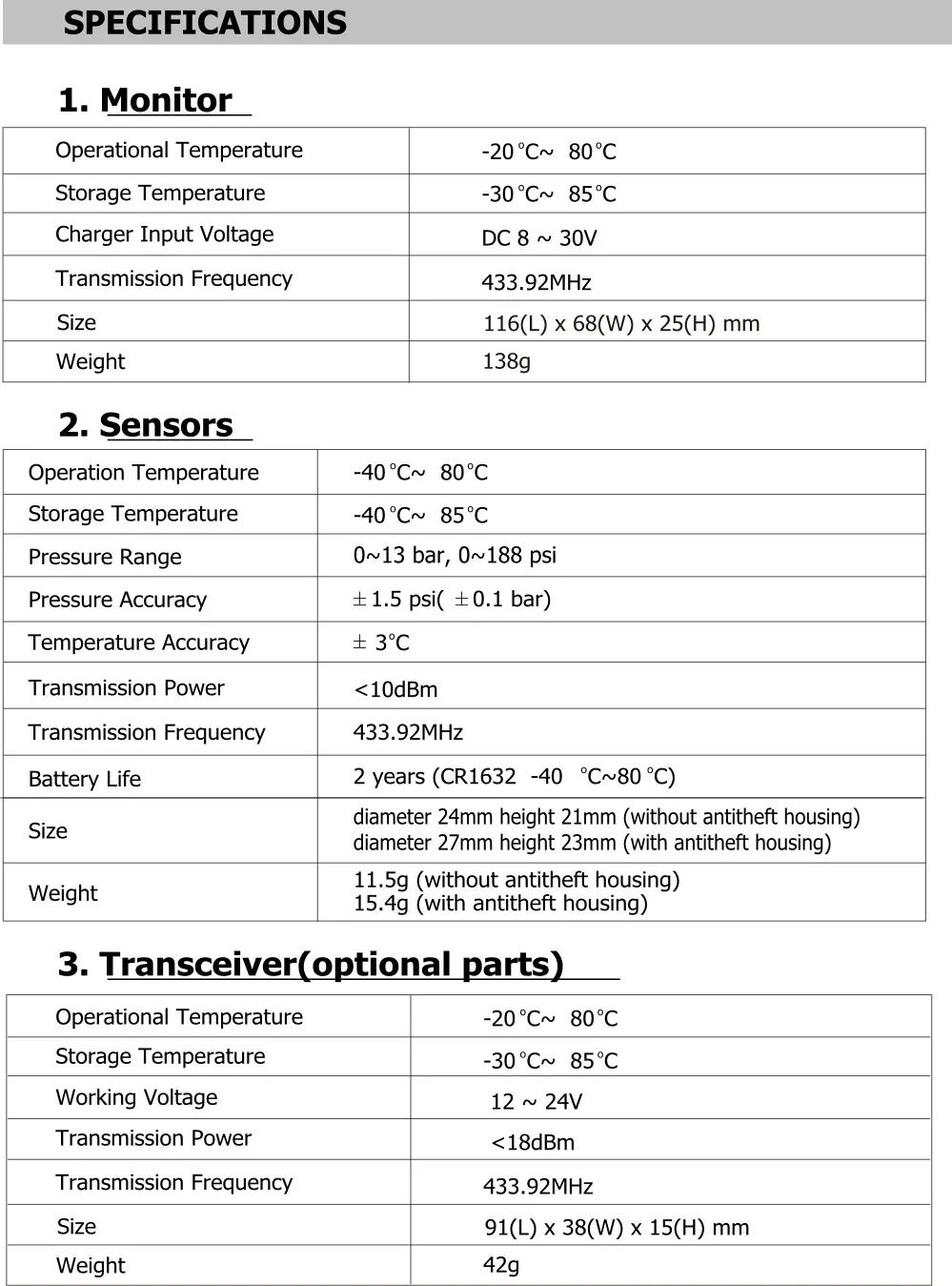 Clearance Tire Pressure Monitoring System Car TPMS with External 6/8/10/12 Sensors for Truck Trailer,RV,Bus,Miniature passenger car 7 Clearance Tire Pressure Monitoring System Car TPMS with External 6/8/10/12 Sensors for Truck Trailer,RV,Bus,Miniature passenger car 7