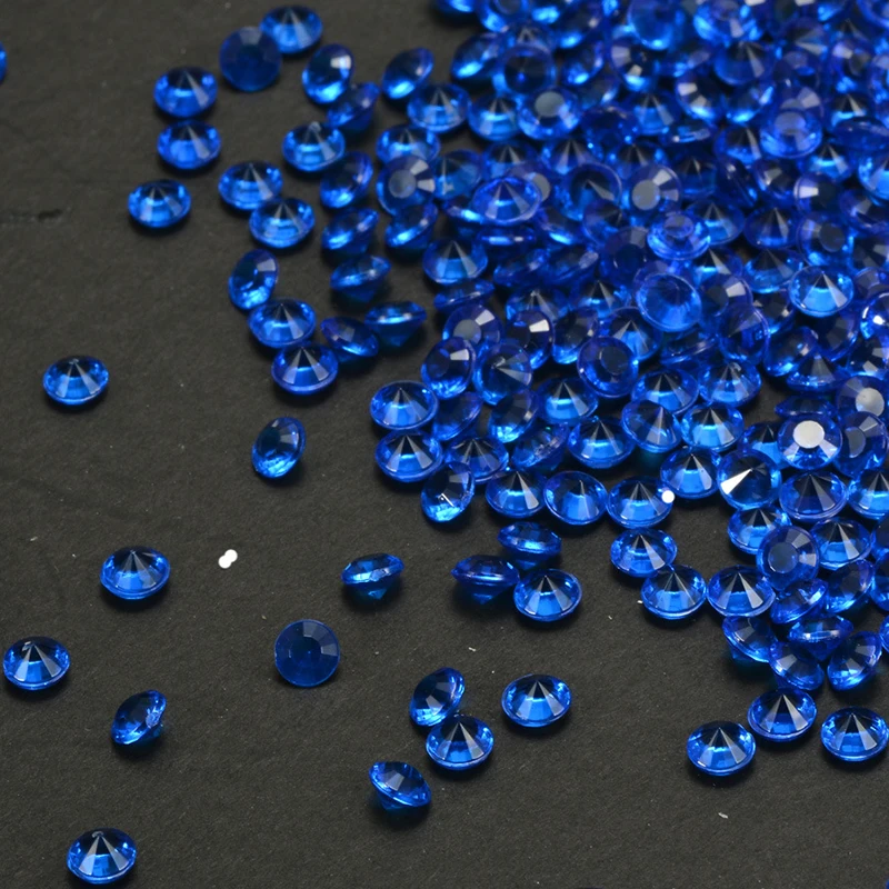 1000pcs Colorful 4.5mm Decor Crafts Clear Crystals Rhinestone Diamond Table Scatters Events Party Festive Wedding Decor F0
