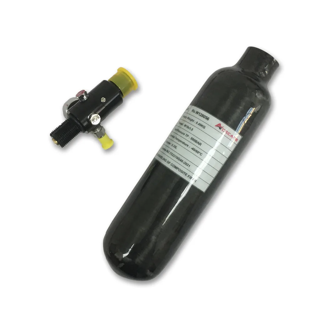Acecare 0.35L 300bar 4500Psi Carbon Fiber/Paintball Tank for PCP Rifle with Regulator for Air Gun Hunting Drop Shipping AC303561 Acecare 0.35L 300bar 4500Psi Carbon Fiber/Paintball Tank for PCP Rifle with Regulator for Air Gun Hunting Drop Shipping AC303561