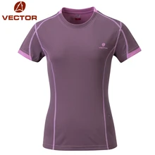 VECTOR Summer Quick Dry T-shirt Women Breathable Outdoor Sports Shirt Women Running Mountain Camping Hiking T-shirts 10012