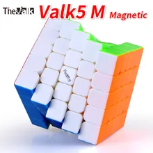 Qiyi Mofangge Valk5 M 5x5x5 Магнитный Магический кубик без наклеек скоростной куб VALK 5 M 5x5 Black Valk5M куб кубик Magico