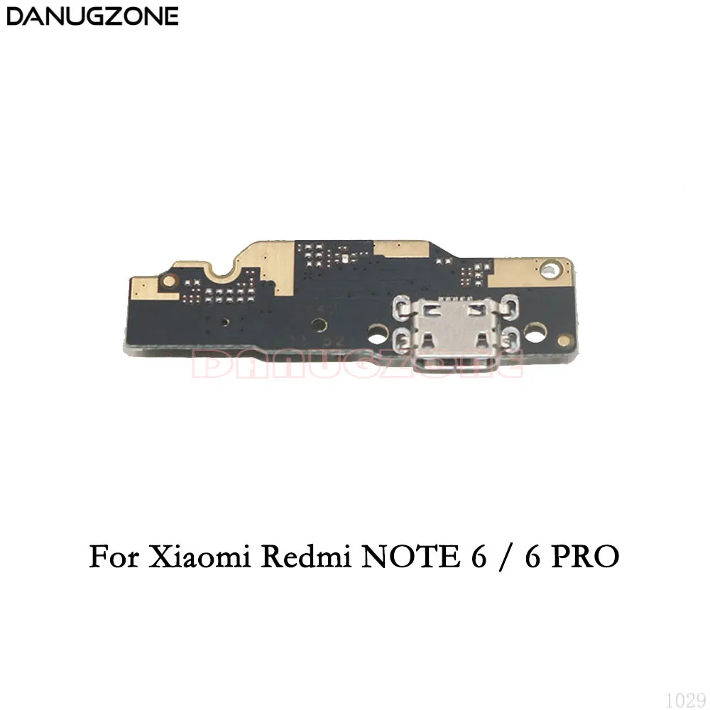 Usb-порт для зарядки док-станция разъем Гнездовой разъем с патроном плата для зарядки гибкий кабель для Xiaomi Redmi Note 6 PRO 7/Redmi 6 6A 7 - Цвет: For Redmi Note 6 Pro