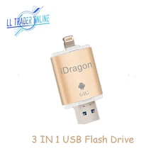 LL TRADER 64GB Pendrive For iPhone iPad iOS Android Mini USB Flash Drive Storage Flash Drive