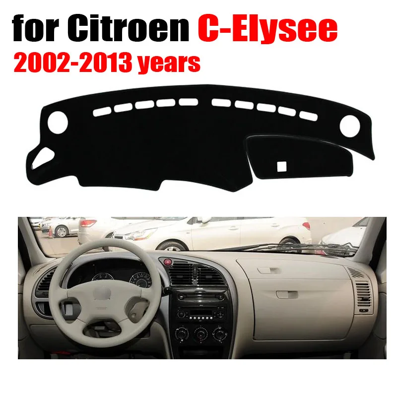 Приборная панель автомобиля покрывает коврик для Citroen C-Elysee 2002-2013 левые ручные