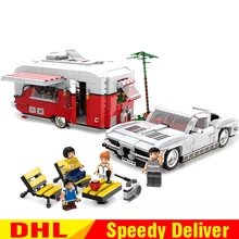 XingBao 08003 креативные наборы MOC Camper набор детей Обучающие строительные блоки кирпичи LPing игрушечные модели, подарки клон Lepinges