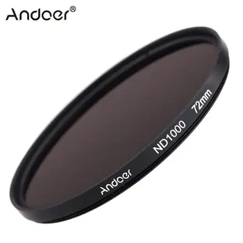 

Andoer 72mm ND1000 10 Stop Fader Neutral Density Filter for Nikon Canon DSLR Camera