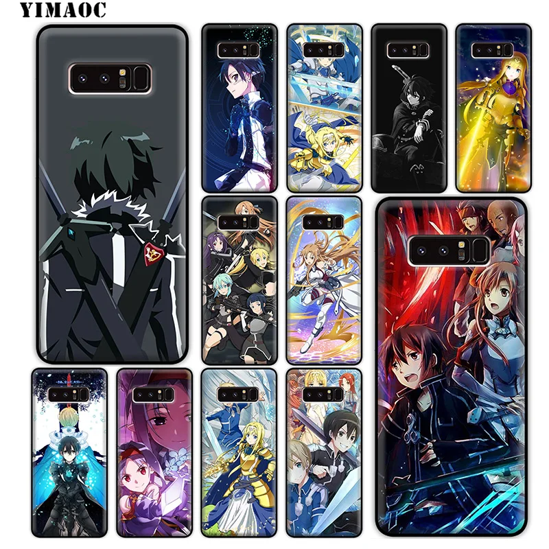 YIMAOC Sword Art Online Alicization Soft Silicone Case for Samsung Galaxy S10 S10e S9 S8 Plus S7 S6 Edge J6 Cover |