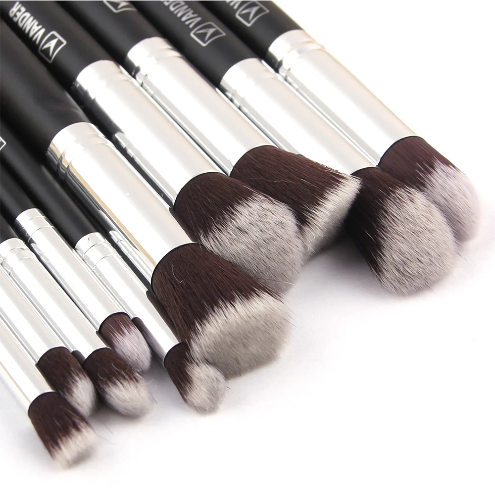VANDER Pro Soft Cosmetic 10 Pcs Make up Brush Set Woman's Foundation Blush Powder Toiletry Kit make-up brushes kabuki tool (3)