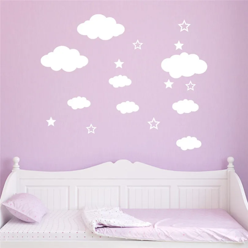 Home Decoration Removable Wall sticker DIY Clouds Balloon Wall Decals Children's Room Home Decoration Art (2)