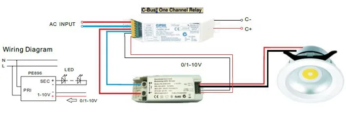 Us 59 9 10pcs Lot Isolated High Precision Constant Current Dimming 18 32v 500ma 16w 0 10v 1 10v Dimmable Led Driver C Bus Compatible Dimmable Led
