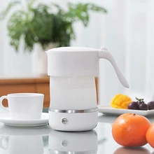 Розовый мини складной портативный дорожный Электрический чайник Автоматическое отключение питания шасси из нержавеющей стали Chaleira Eletrica