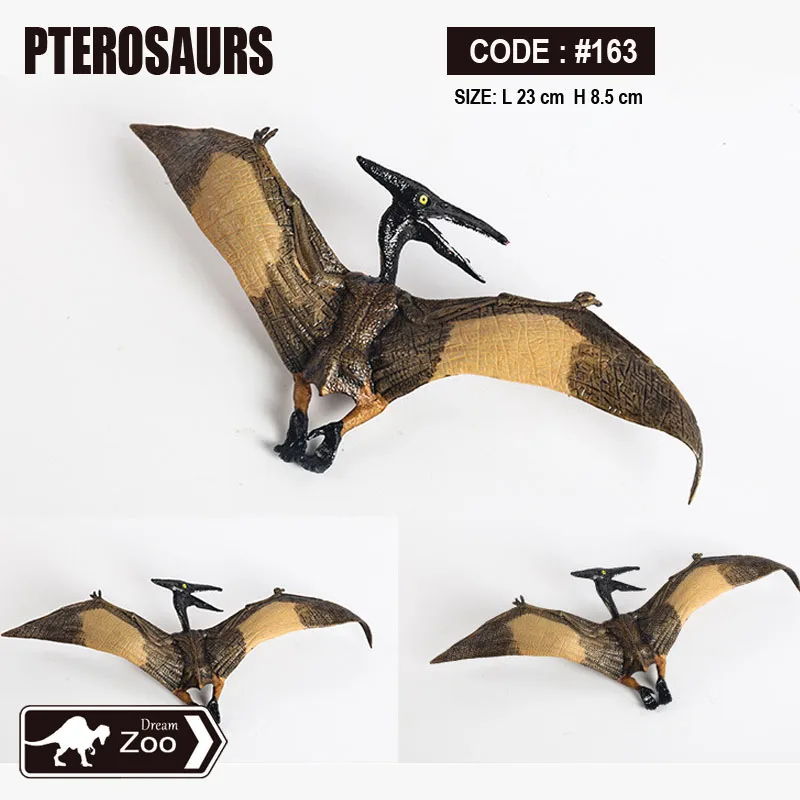 ZXZ Solid PVC Pterosauria Bird Pterosaur Model Plastic Flying Dinosaurs