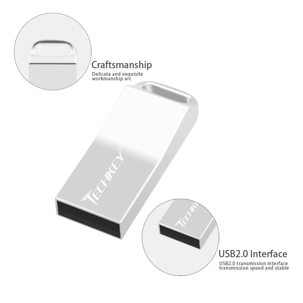 USB флэш накопители 32 Гб 64 накопитель 16 карта 8 ГБ 4 U диск хранилище Серебряный