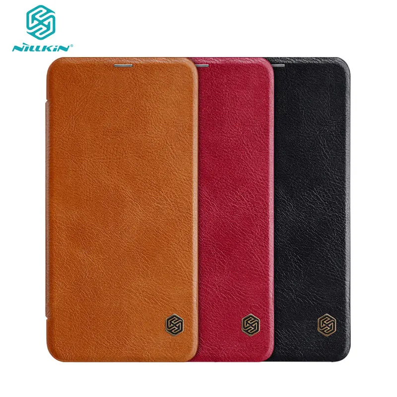

Xiaomi Redmi Note 6 Pro Case Cover Nillkin Qin Series PU Leather Flip Case for Xiaomi Redmi Note 6 Pro
