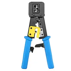 RJ11 RJ45 6 P 8 P сетевой кабель плоскогубцы многофункциональный бурения резак кристалл голову Фриз двойного назначения плоскогубцы