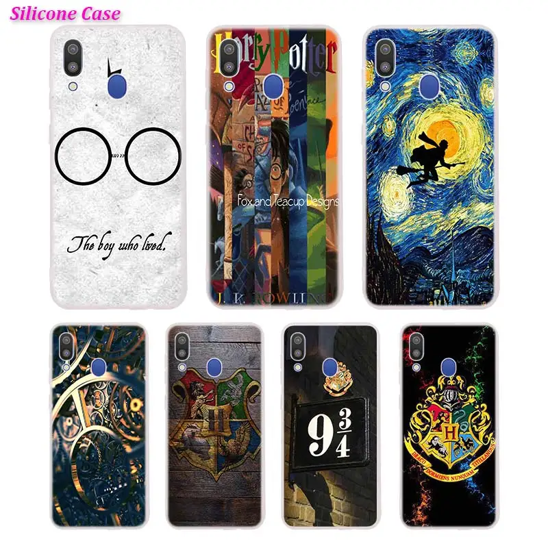 

Silicone Phone Case Harry Potter Books Printing for Samsung Galaxy A70 A50 A40 A30 Cases Cover