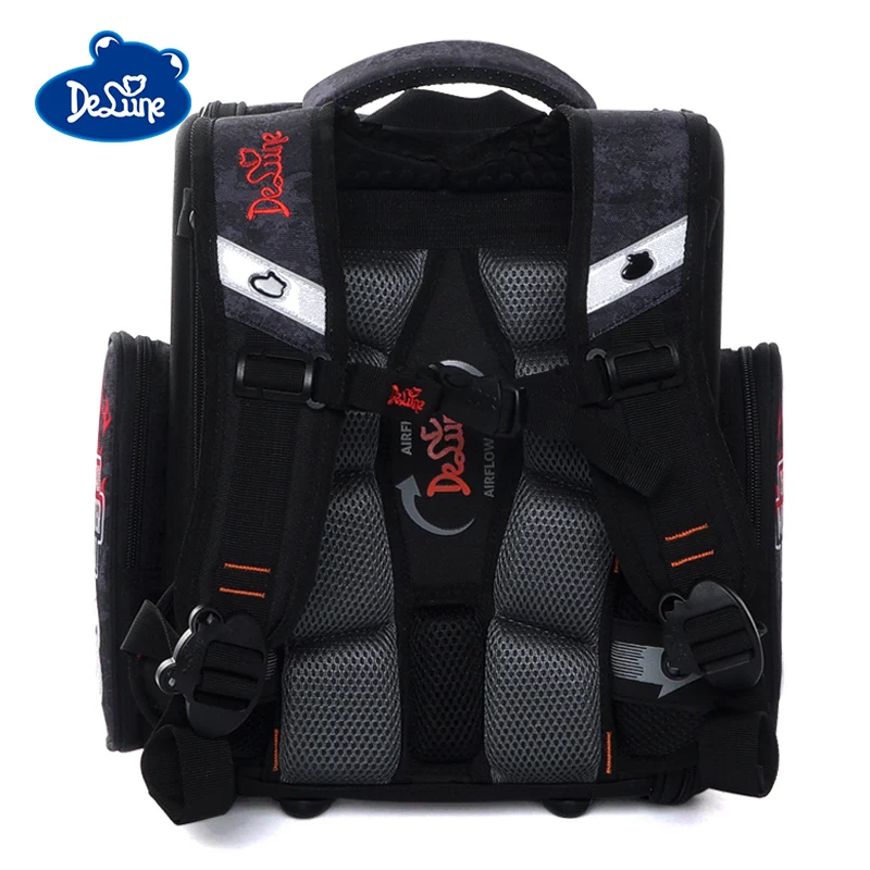 Delune 2019 Car Pattern school bags for boy girls cartoon backpacks children orthopedic backpack flower primary mochila infantil Delune 2019 Car Pattern school bags for boy girls cartoon backpacks children orthopedic backpack flower primary mochila infantil