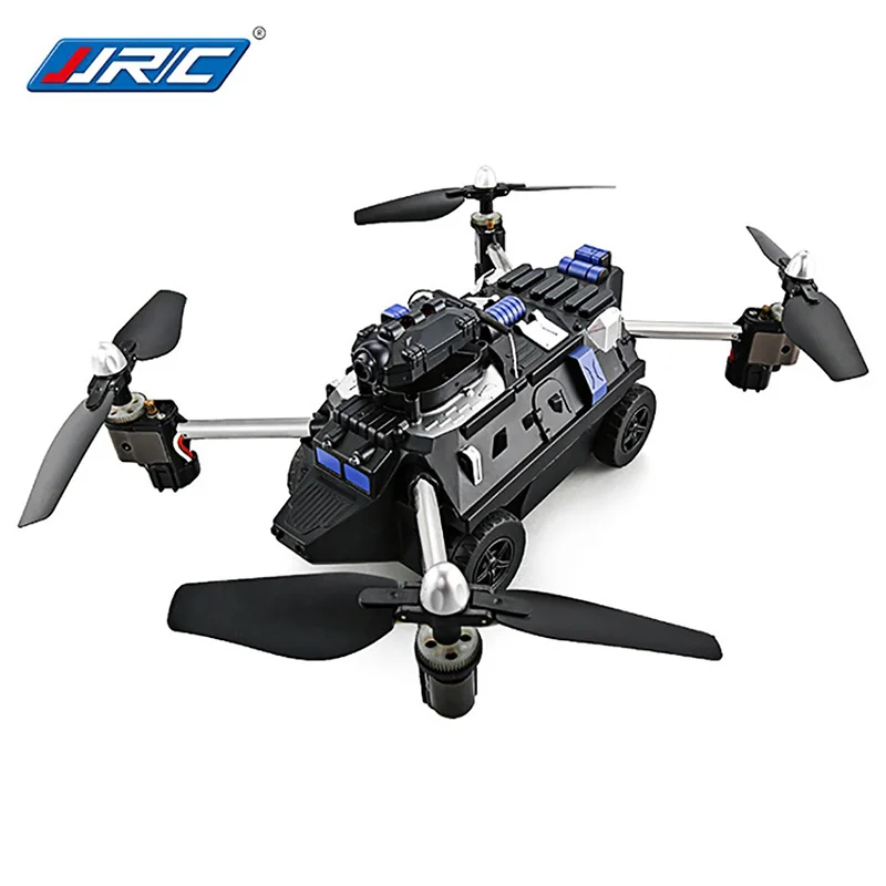 

2017 New Arrival 2-In-1 RC Flying Tank Quadcopter RTF WiFi FPV 720P HD WiFi APP ControlDrones One Key Transformation Drone Dron