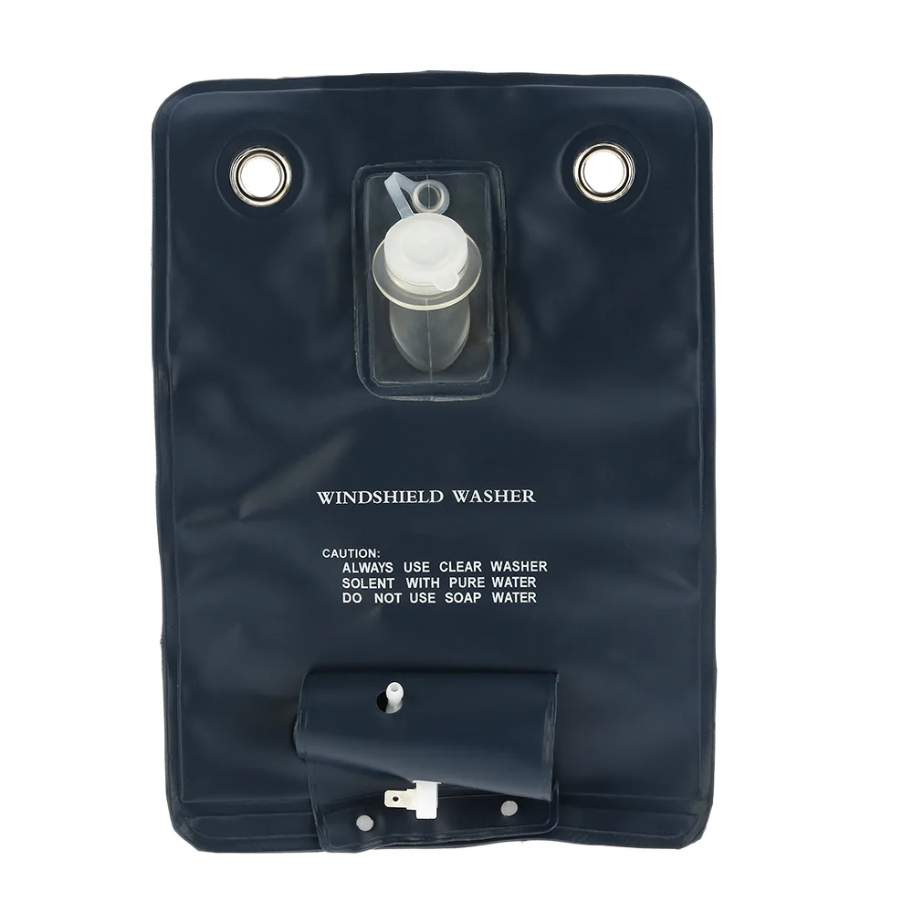 Car Style 12V Universal Windshield Washer Pump Bag Kit With Jet Button