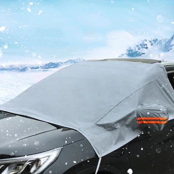

Car Covers General Winter Snow Block Frost Windshield Sunshade Sunscreen Clothing Half Hood Dustproof UV Protection Rainproof