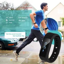 I5 Plus Wristband font b SmartWatch b font Bluetooth 4 0 Bracelet Fr Health Pedometer Black
