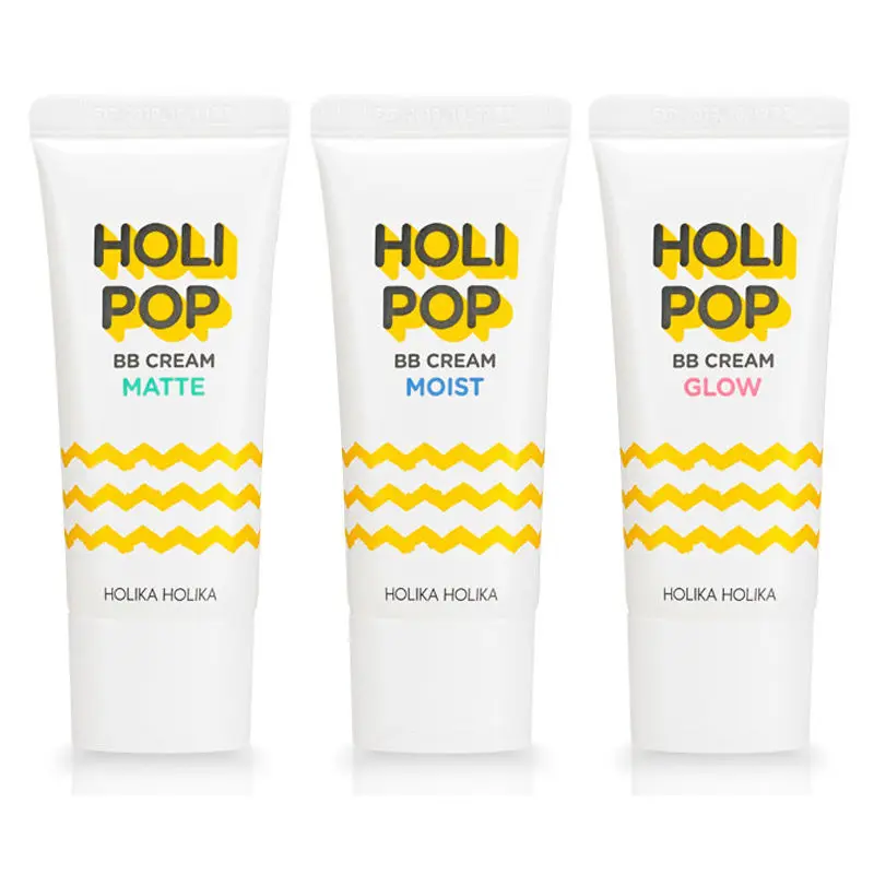 Крем для макияжа HOLIKA Holi Pop BB (SPF30/PA + +) CC увлажняющий макияж телесного цвета